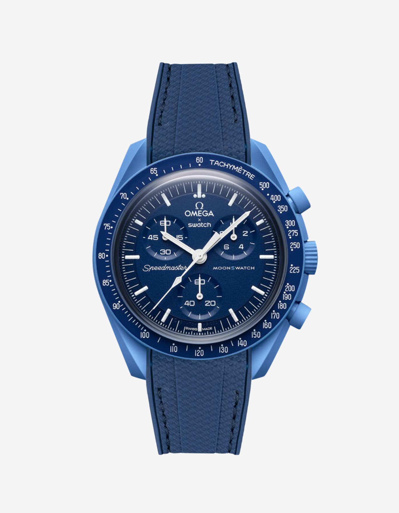 MoonSwatch Mission to Neptune (Rubber Strap) - OM Luxury